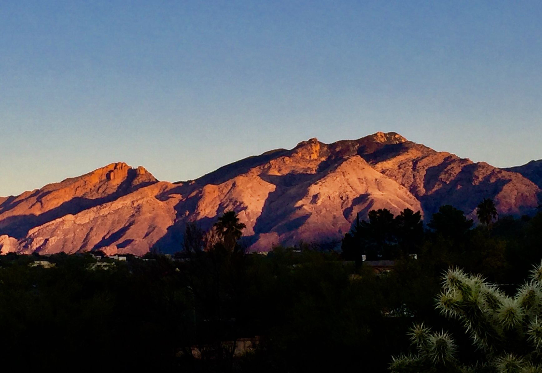 Friday morning mountain light